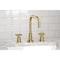 Kingston Brass FSC8933DX Concord Widespread Bathroom Faucet W/ Brass Pop-Up, Brass FSC8933DX - alternate 4